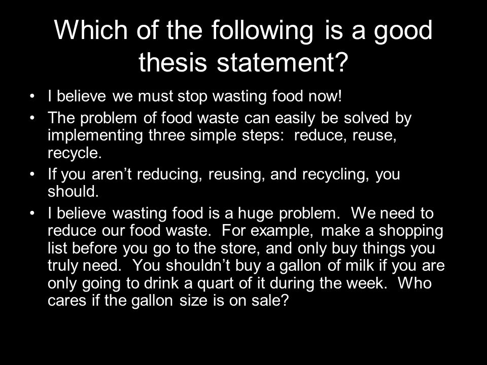How to Write a Thesis Statement for Cause & Effect